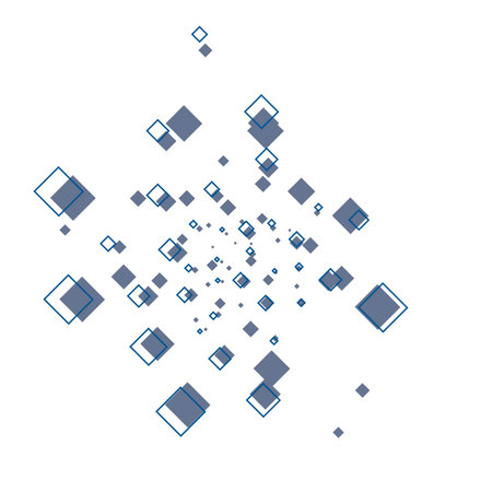 Vector Illustration with abstract squares