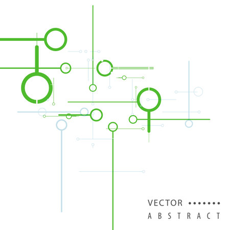 Connect dots and lines. Abstract vector background. Technology concept design. Communication and social network concept. Futuristic technologyのイラスト素材