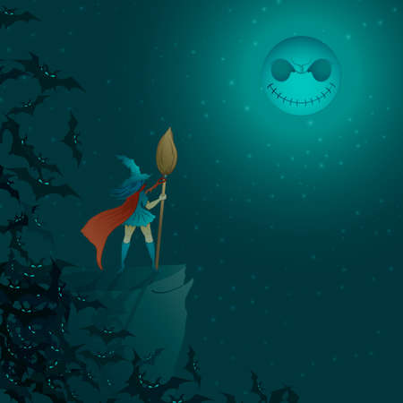 Wicked halloween glow - Illustrationのイラスト素材