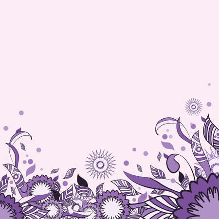 elegant floral and ornamental spring item background. decoration abstract flowers. monochrome. perfect for cards, posters, banner, print product.のイラスト素材