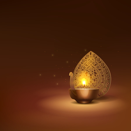 Deepavali greetings backgroundのイラスト素材