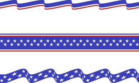 American flag background. Vector illustration for your design.の写真素材