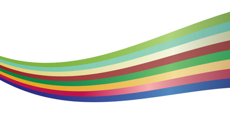abstract rainbow flag on a white background, vector illustration design.の写真素材