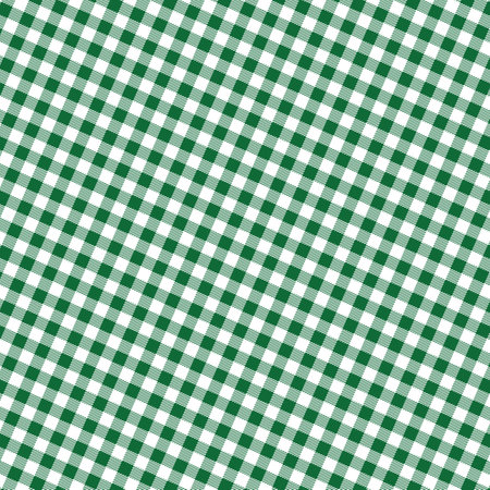 Green gingham tablecloth seamlessのイラスト素材