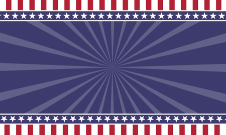 united states flag vector backgroundのイラスト素材
