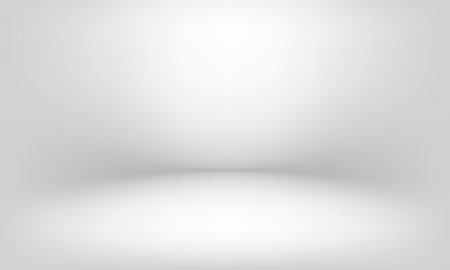 Empty white studio room with spotlight. Vector illustration for your design.のイラスト素材