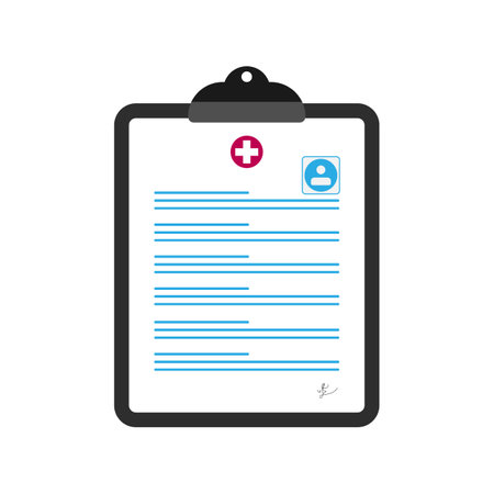 blank clipboard with checklist designのイラスト素材