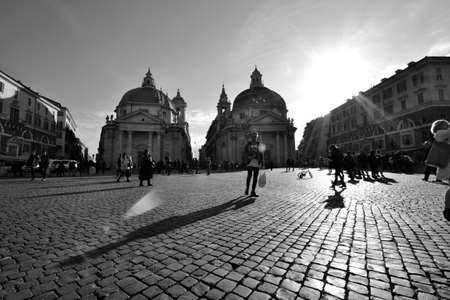 Walking in Romeのeditorial素材