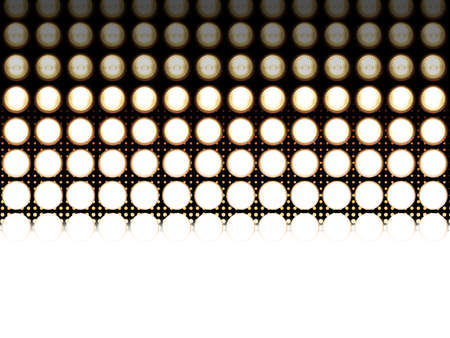 Led light diodes, photographed at different exposures to make the detail appear. In the background is a halftone effect, that fades in the same colors.の写真素材