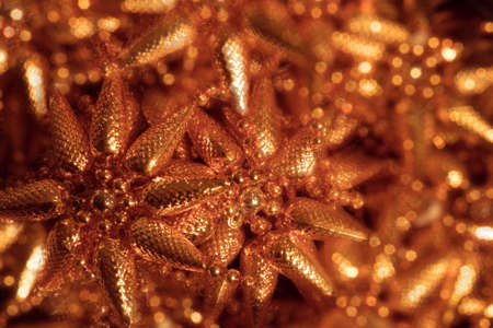 star shaped pine cones christmas decoration                               の写真素材