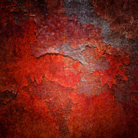 Rusty metal textures with a enhanced burned colors effectの写真素材