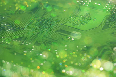 Mainboard Bokehの写真素材