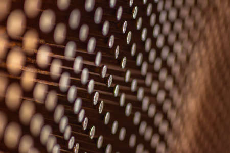 Long nails macro with a rusty look, gradual color change and soft depth of field backgroundの写真素材