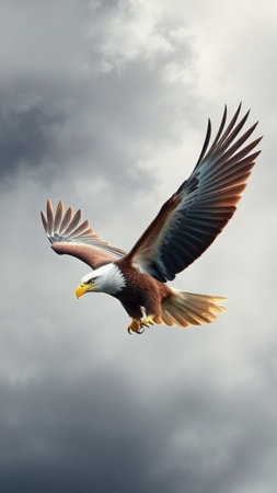 Bald Eagle (Haliaeetus leucocephalus)の素材