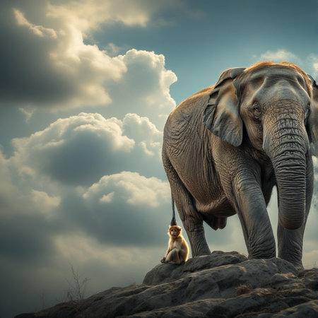 Elephant in Chobe National Park, Botswana, Africa.の素材