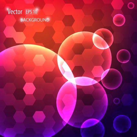 Vector modern background with circlesのイラスト素材