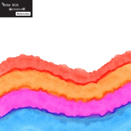 Abstract watercolor painted background. Vector illustration.のイラスト素材