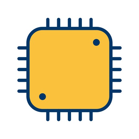 Processor Sign Icon Vector Illustration For Personal And Commercial Use...Clean Look Trendy Icon...