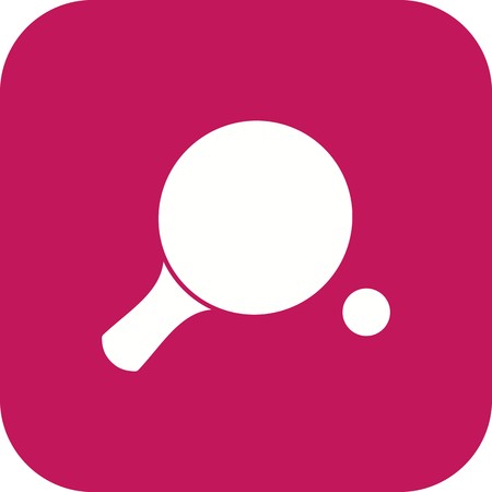 Table tennis Sign Icon Vector Illustration For Personal And Commercial Use.Clean Look Trendy Icon.のイラスト素材