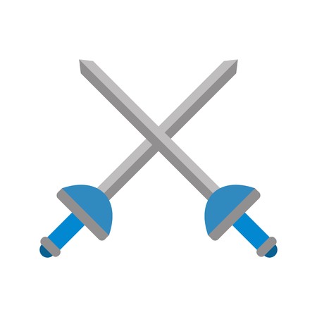 Fencing Sign Icon Vector Illustration For Personal And Commercial Use...Clean Look Trendy Icon...