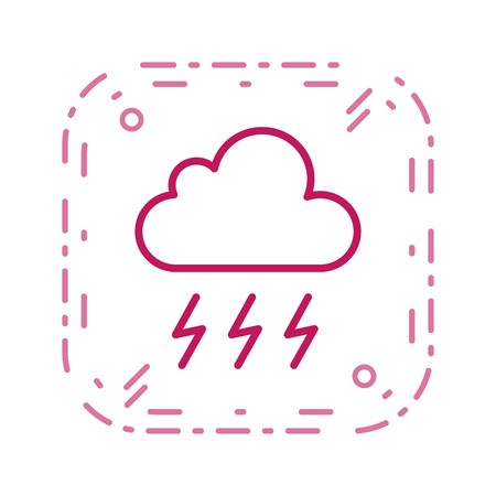 Storm Vector Icon For Personal And Commercial Use.............のイラスト素材