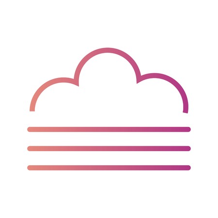 Fog Vector Icon For Personal And Commercial Use.............のイラスト素材