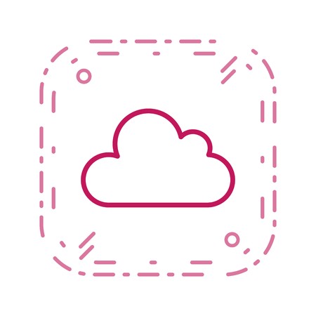 Weather Icon Cloud Vector Icon For Personal and Commercial Use.......................のイラスト素材