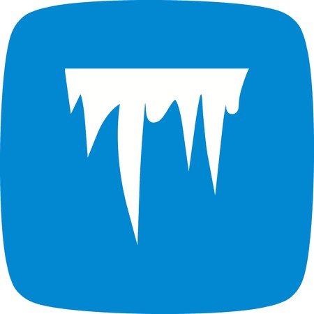 Icicle Vector Icon For Personal And Commercial Use.............のイラスト素材
