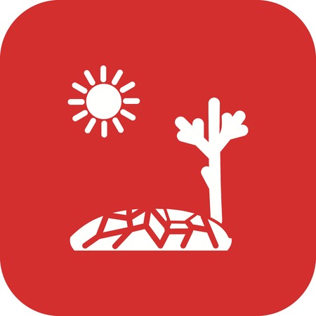Drought Vector Icon For Personal And Commercial Use.............のイラスト素材