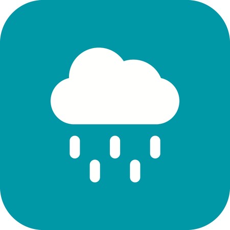 Rain Vector Icon For Personal And Commercial Useのイラスト素材