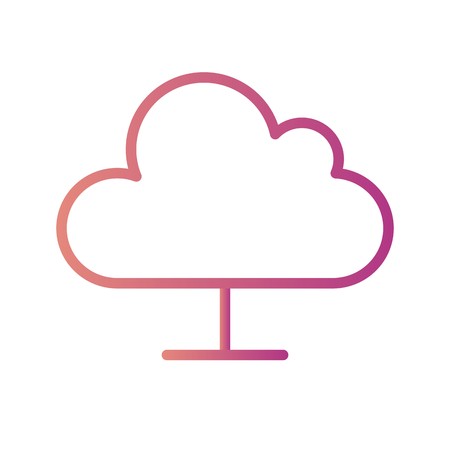Cloud Computing Vector Icon For Personal And Commercial Use.............のイラスト素材