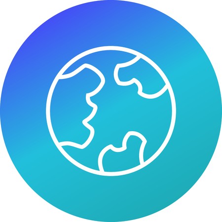 Globe Icon Vector Icon For Personal And Commercial Use.............のイラスト素材