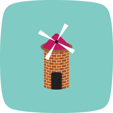 Windy Vector Icon For Personal And Commercial Use.............のイラスト素材