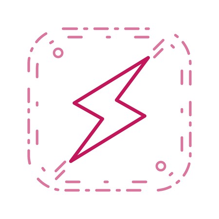 Lightning Button Vector Icon For Personal And Commercial Use.のイラスト素材