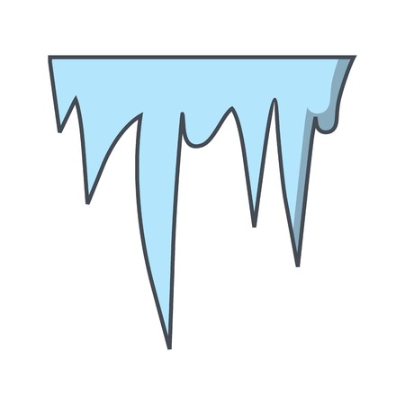 Icicle Vector Icon For Personal And Commercial Use.............のイラスト素材