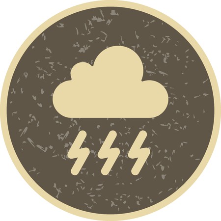 Storm Vector Icon For Personal And Commercial Use.............のイラスト素材