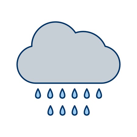 Rain Vector Icon For Personal And Commercial Useのイラスト素材
