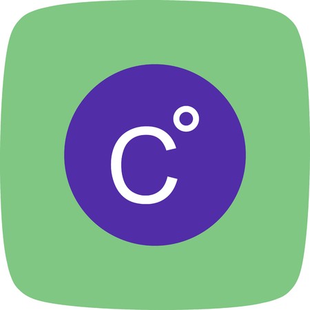Celsius Vector Icon For Personal And Commercial Use.............のイラスト素材