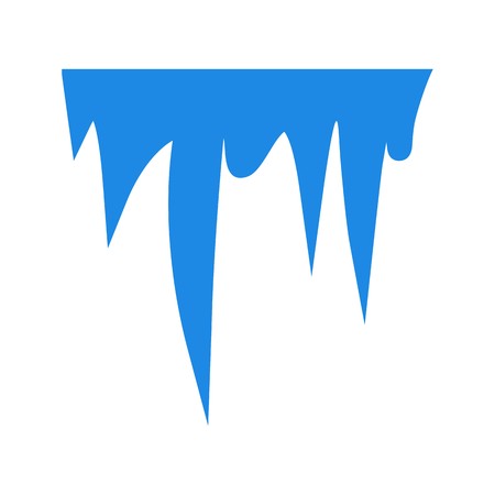 Icicle Vector Icon For Personal And Commercial Use.............のイラスト素材