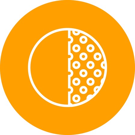 Last Quarter Vector Icon For Personal And Commercial Use.............のイラスト素材