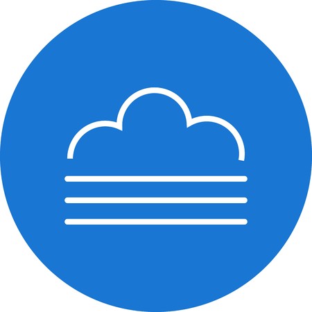 Fog Vector Icon For Personal And Commercial Use.............のイラスト素材