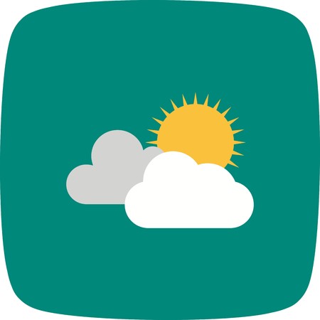 Sunny Vector Icon For Personal And Commercial Use.............のイラスト素材