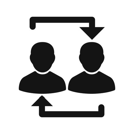 Exchange Vector Icon Sign Icon Vector Illustration For Personal And Commercial Use...Clean Look...