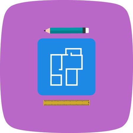 Real Estate Blueprint Vector Icon Sign Icon Vector Illustration For Personal And Commercial Use...
Clean Look Trendy Icon...のイラスト素材