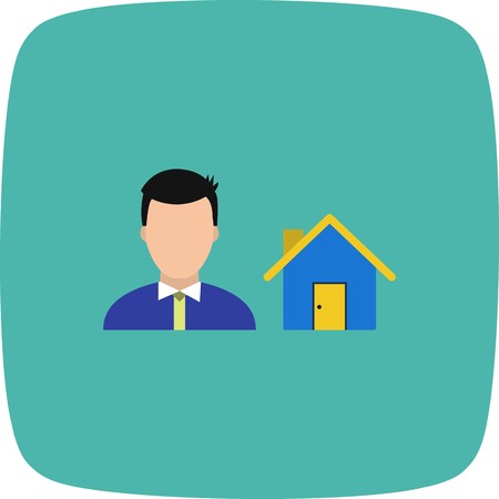 Agent Vector Icon Sign Icon Vector Illustration For Personal And Commercial Use...Clean Look Trendy Icon...のイラスト素材