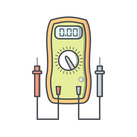 Voltmeter Vector Icon Sign Icon Vector Illustration For Personal And Commercial Use...Clean Look...