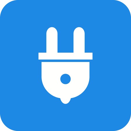 Plug Vector Icon Sign Icon Vector Illustration For Personal And Commercial Use...Clean Look Trendy Icon...のイラスト素材
