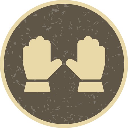Gloves Vector Icon Sign Icon Vector Illustration For Personal And Commercial Use...Clean Look Trendy Icon...のイラスト素材