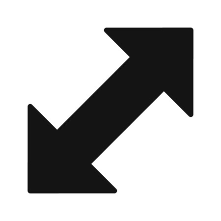 Double Arrow Vector Iconのイラスト素材