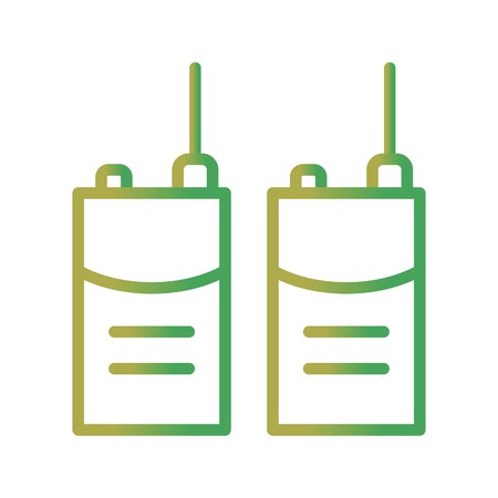 Walkie talkie Vector Icon Sign Icon Vector Illustration For Personal And Commercial Use...Clean Look Trendy Icon...のイラスト素材